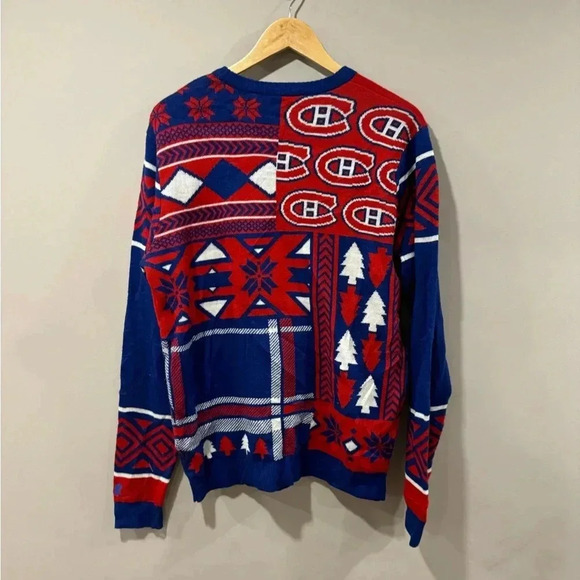 Montreal Canadiens Official NHL  Ugly Sweater - HOLIDAY Christmas - Picture 2 of 7